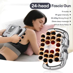 24-Head Fascia Body Massage Gun