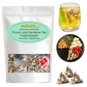 Chicory Gardenia tea, rich in antioxidants,