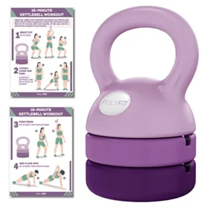 Adjustable Kettlebell 5 lb-12 lb Steel Kettlebells
