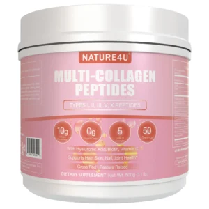 Multi Collagen Peptides Powder with Biotin 1.1LB